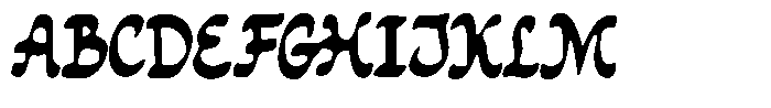 Bored Trying Blurred Font UPPERCASE