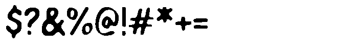 Bored Trying Stencil Font OTHER CHARS
