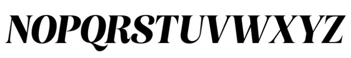Borgalie Bold Oblique Font UPPERCASE