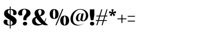 Borgalie Extra Bold Font OTHER CHARS