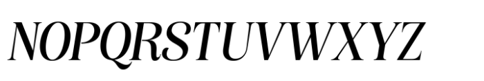 Borgalie Oblique Font UPPERCASE