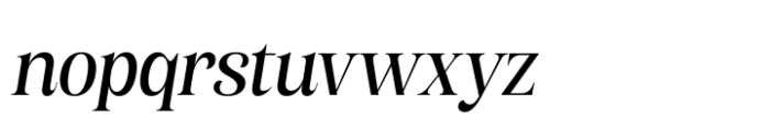 Borgalie Oblique Font LOWERCASE