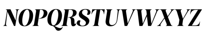 Borgalie Semi Bold Oblique Font UPPERCASE