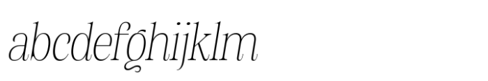 Borgalie Thin Oblique FONT