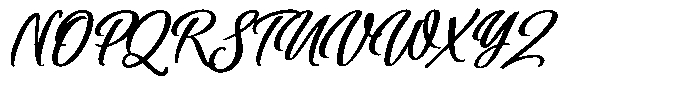 Borgers Script Bold Italic Font UPPERCASE