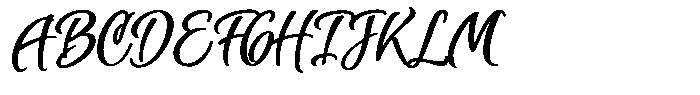 Borgers Script Bold Font UPPERCASE