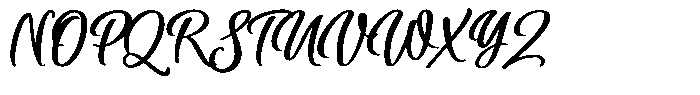 Borgers Script Bold Font UPPERCASE
