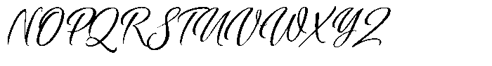 Borgers Script Italic Font UPPERCASE