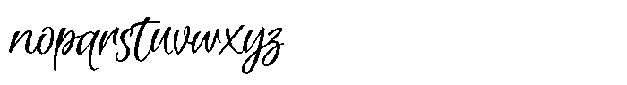 Borgers Script Regular Font LOWERCASE