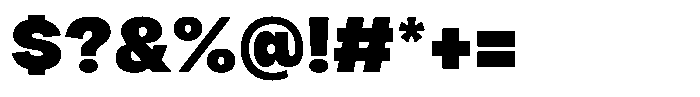 Borgu Black Font OTHER CHARS