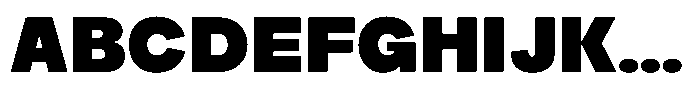 Borgu Black Font UPPERCASE