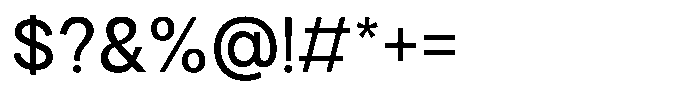 Borgu Light Font OTHER CHARS