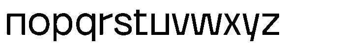 Borgu Light Font LOWERCASE