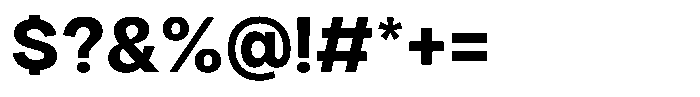 Borgu Medium Font OTHER CHARS