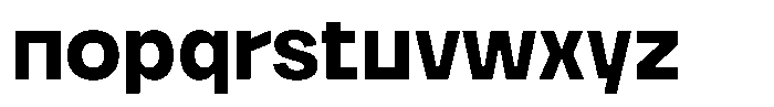 Borgu Medium Font LOWERCASE