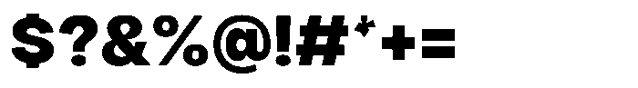 Borgu Solid Font OTHER CHARS