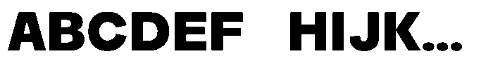 Borgu Solid Font UPPERCASE