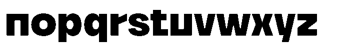 Borgu Solid Font LOWERCASE