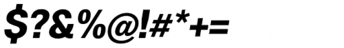Boring Sans A Bold Italic Font OTHER CHARS
