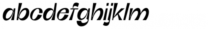 Boring Sans C Medium Italic Font LOWERCASE