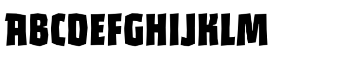 Bork Font UPPERCASE