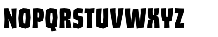 Bork Font UPPERCASE