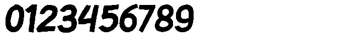 Borlasino Oblique Font OTHER CHARS