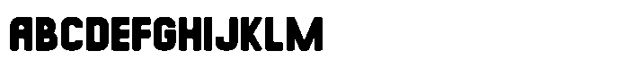 Born Loud Font UPPERCASE