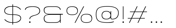 Borndia Light Font OTHER CHARS