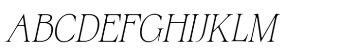 Bornean Italic Font UPPERCASE