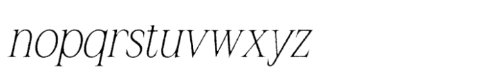 Bornean Rough Italic Font LOWERCASE