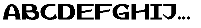 Borneo Amber CLEAN Font UPPERCASE