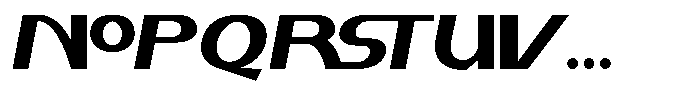 Borneo Amber CLEAN Font LOWERCASE