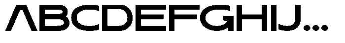 Borneo Font UPPERCASE
