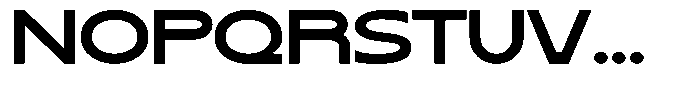 Borneo Font UPPERCASE
