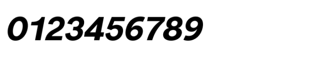 Bornia Extra Bold Italic Font OTHER CHARS