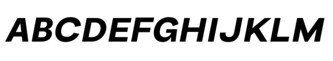 Bornia Extra Bold Italic Font