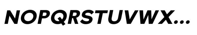 Bornia Extra Bold Italic Font UPPERCASE