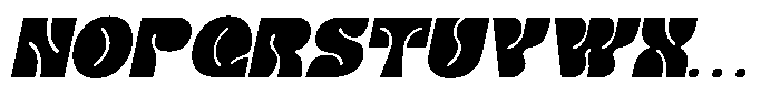 Bornie Italic Font UPPERCASE