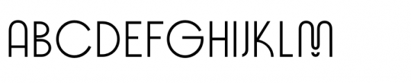 Borodium Typeface Light Font UPPERCASE