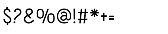 Borodium Typeface Regular Font OTHER CHARS