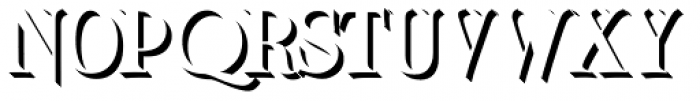 Boromir Caps Shadow Font UPPERCASE