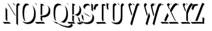 Boromir Caps Shadow Font LOWERCASE