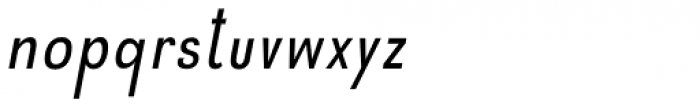 Boronia Italic Font LOWERCASE