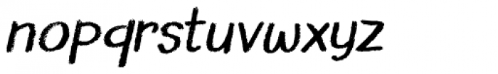 Borrowdale Italic Font LOWERCASE