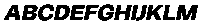 Borsche Black Italic Font UPPERCASE