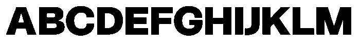 Borsche Black Font UPPERCASE