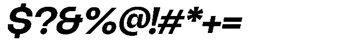 Borsche Bold Italic Font OTHER CHARS