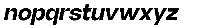 Borsche Bold Italic Font LOWERCASE