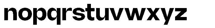 Borsche Bold Font LOWERCASE